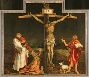 Isenheim Altarpiece'den Çarmıha Gerilme, c.1512-15